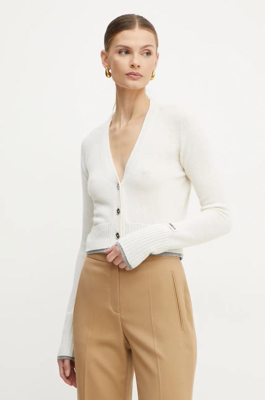 Pinko cardigan in lana lana beige 104469.A277