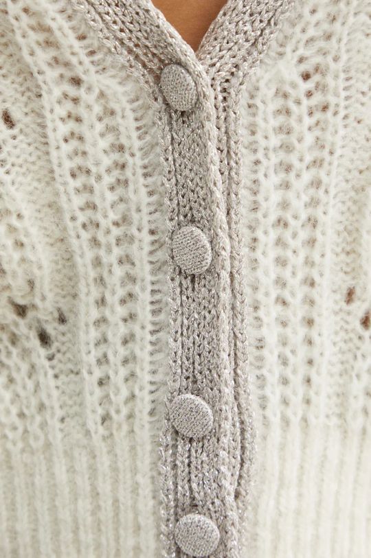 Liu Jo cardigan con aggiunta di lana WF4529.26054 beige