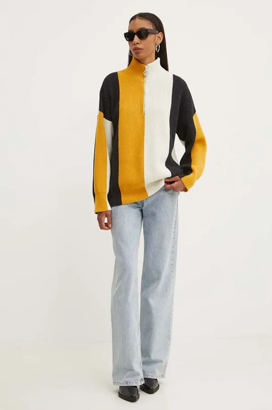 Moschino Jeans gyapjú pulóver többszínű