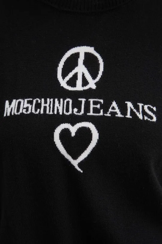 Vlnený sveter Moschino Jeans Dámsky