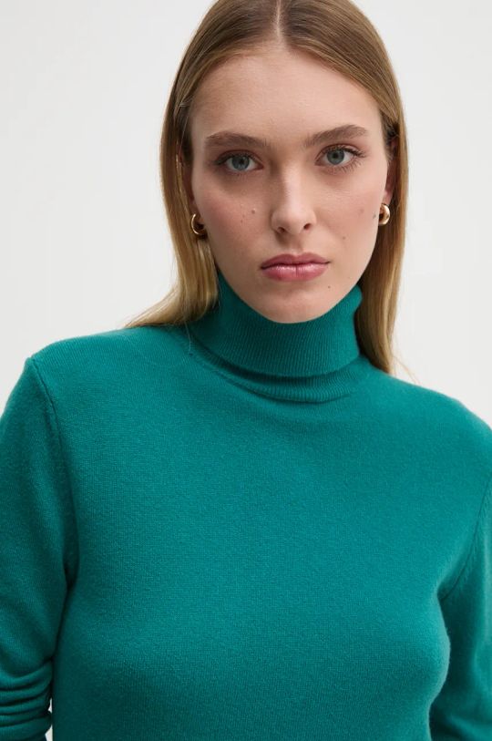 Вълнен пуловер United Colors of Benetton 1002D2348 зелен AW24