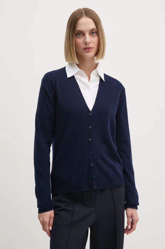 United Colors of Benetton cardigan in lana lana blu navy 1002D6879