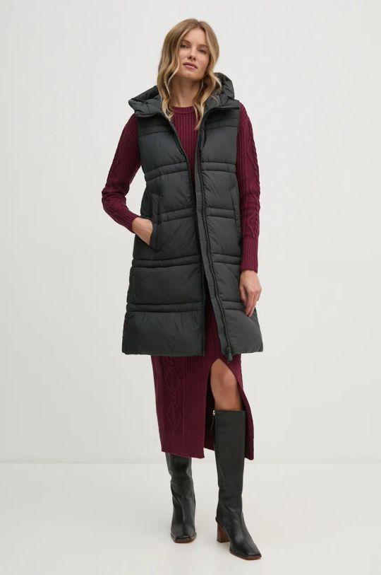 Dkny pulover DJ4R0376 burgundia AW24