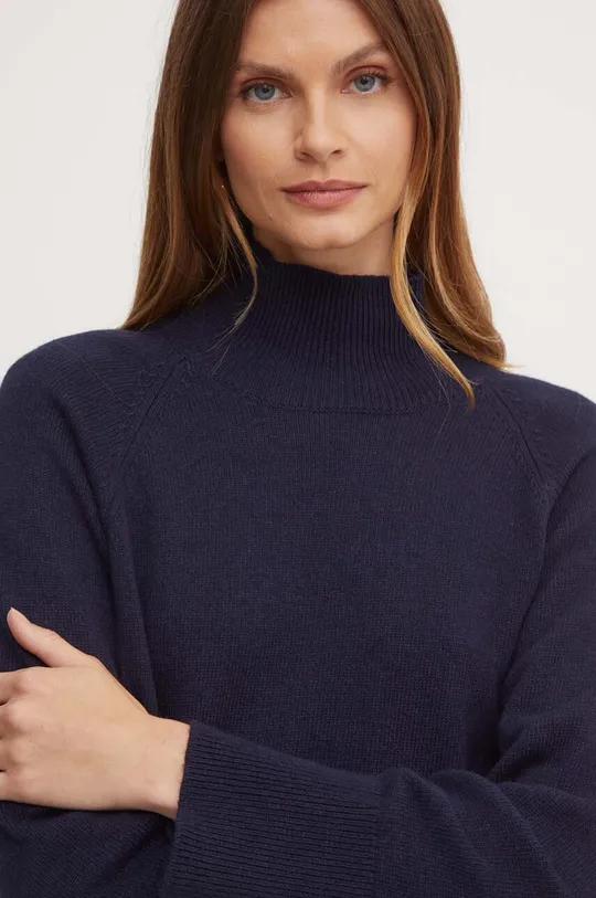 blu navy Marella maglione in misto lana