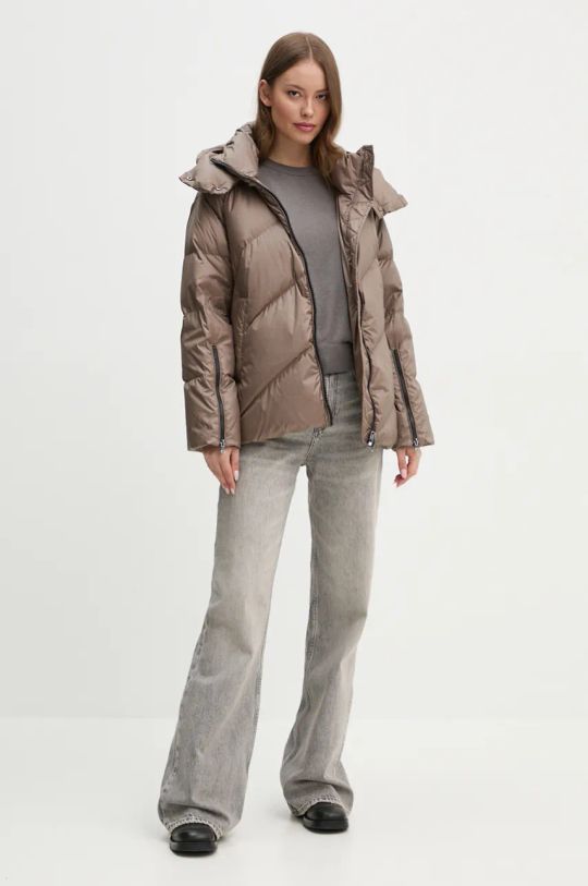 Sisley pulover din amestec de lana 102HM100F gri AW24