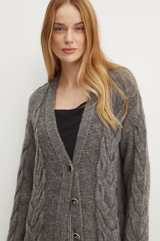 Marciano Guess cardigan din amestec de lana GINNY gri 4BGR53.5847Z