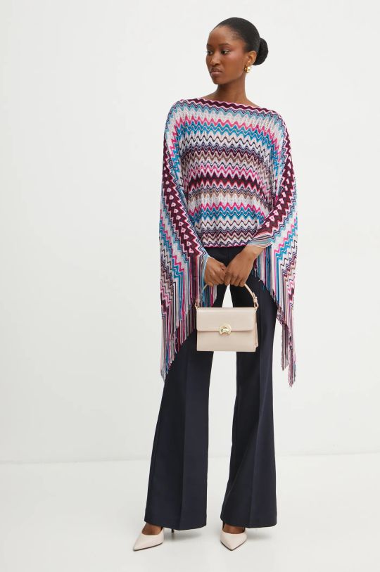 Missoni poncho XPAAVID9717 multicolor AW24