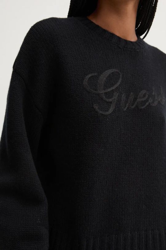 Guess Originals sweter wełniany W4BR48.Z3JG0 czarny