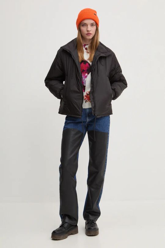 Пуловер Desigual MAXFLOWER SCRIBBL 24WWJF53 сив AW24