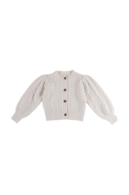 Donsje cardigan de lână pentru copii Zinne Cardigan 4085900.98.128 bej AW24