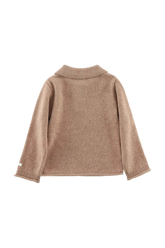 Chlapec Detský vlnený sveter Donsje Ojan Merino Wool Sweater 4085400. hnedá