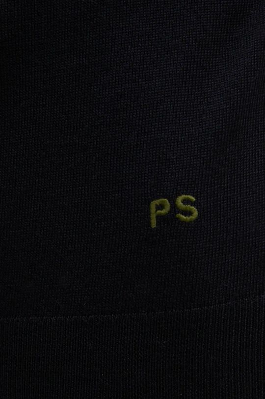 PS Paul Smith sweter wełniany M2R.203Y.N21861 granatowy