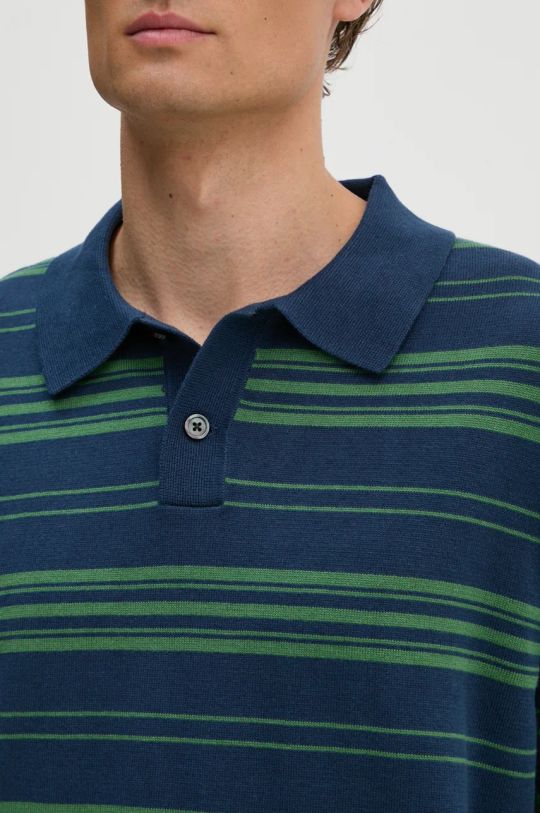 Levi's polo bawełniane A7294 granatowy