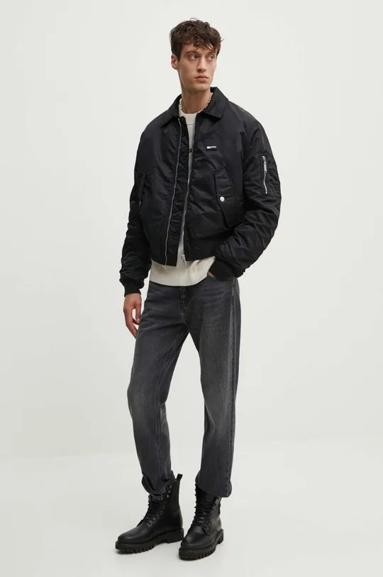 Karl Lagerfeld Jeans sweter bawełniany beżowy