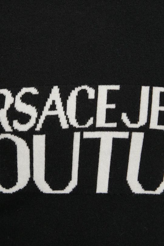 Versace Jeans Couture sweter wełniany 77GAFM01.CMH80 czarny