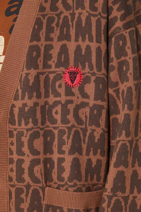ICECREAM cardigan din amestec de lana Text Print Cardigan