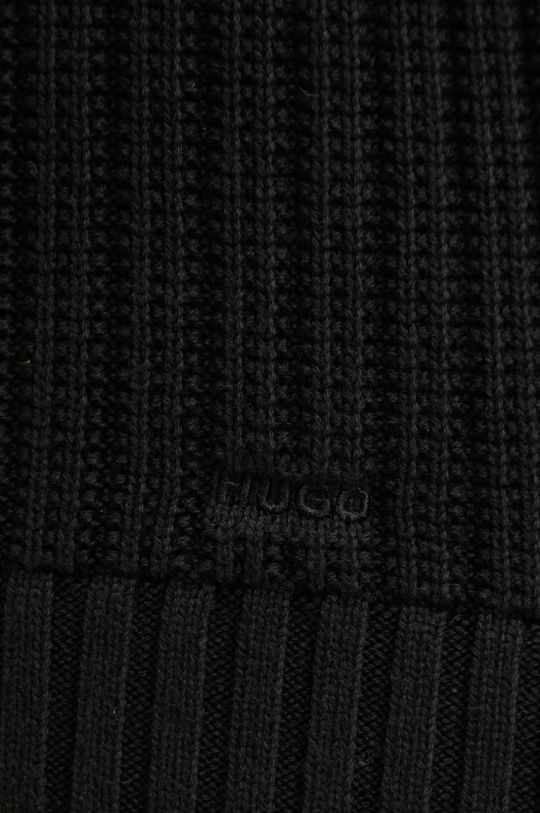 HUGO maglione in cotone 50527232 nero