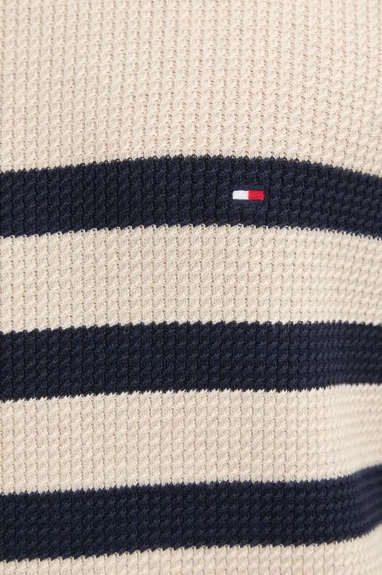 Tommy Hilfiger sweter bawełniany MW0MW36525 beżowy