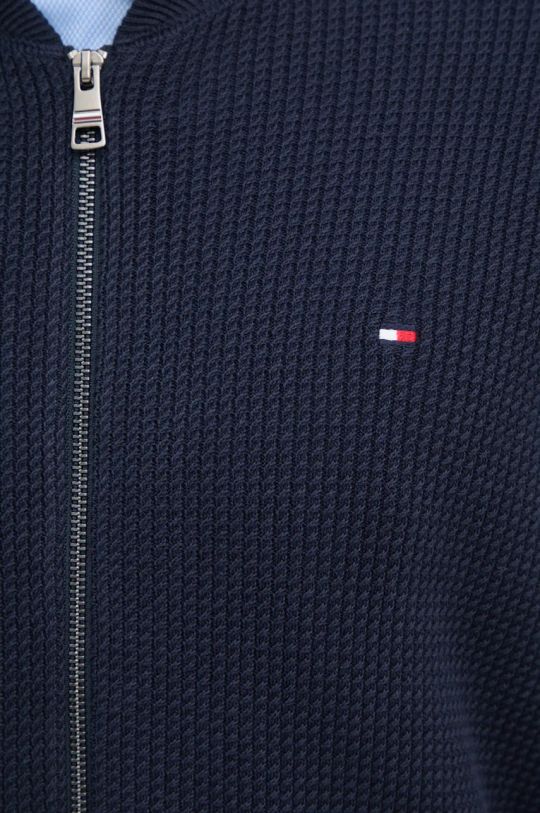 Бавовняний кардиган Tommy Hilfiger MW0MW37329 темно-синій