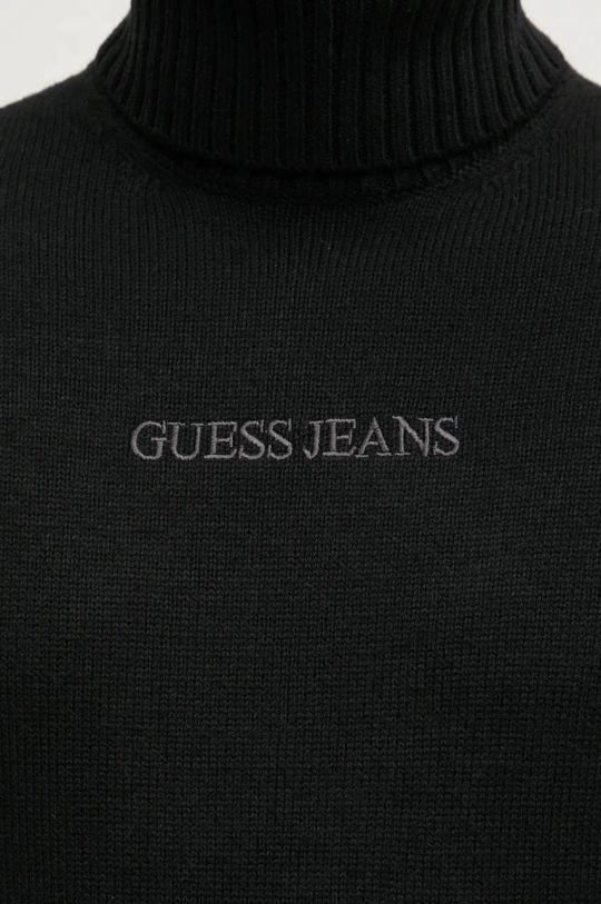 Svetr z vlněné směsi Guess Jeans M4BR35.Z3HN2 černá