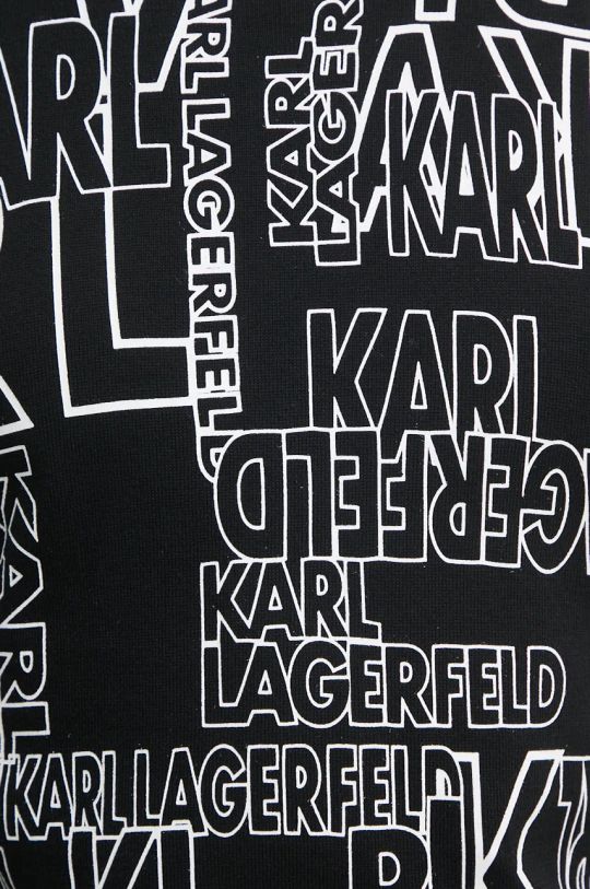 Βαμβακερό πουλόβερ Karl Lagerfeld 541306.655091 μαύρο