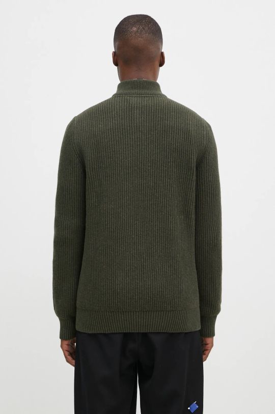 Clothing Baracuta woolen jumper Barbour x Baracut Miller Half Zip Knit BRMAG0192 green