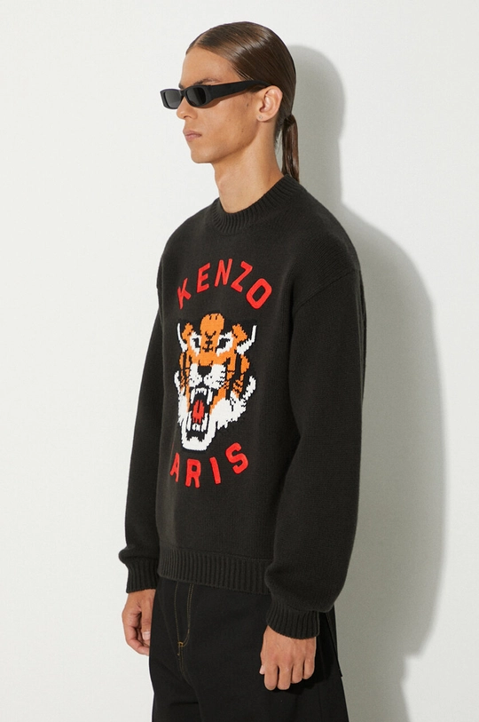 Vlněný svetr Kenzo Rws Lucky Tiger Jumper FE68PU4773LH.99J