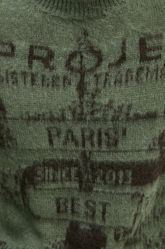 Svetr s příměsí mohéru Y/Project PARIS' BEST JACQUARD PULLOVER 206SW001