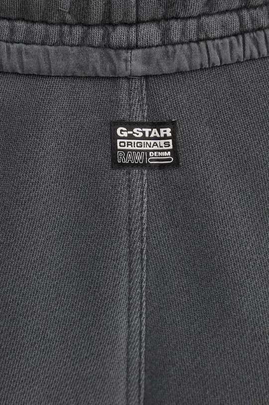 sivá Bavlnené šortky G-Star Raw