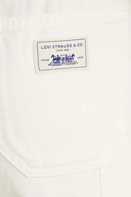 beżowy Levi's szorty jeansowe CARPENTER SHORT