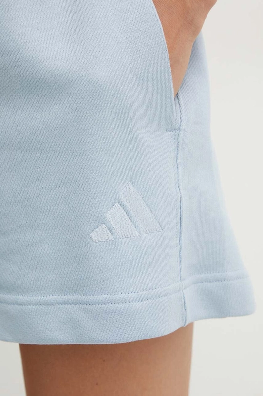 Памучен къс панталон adidas All SZN син JJ4924