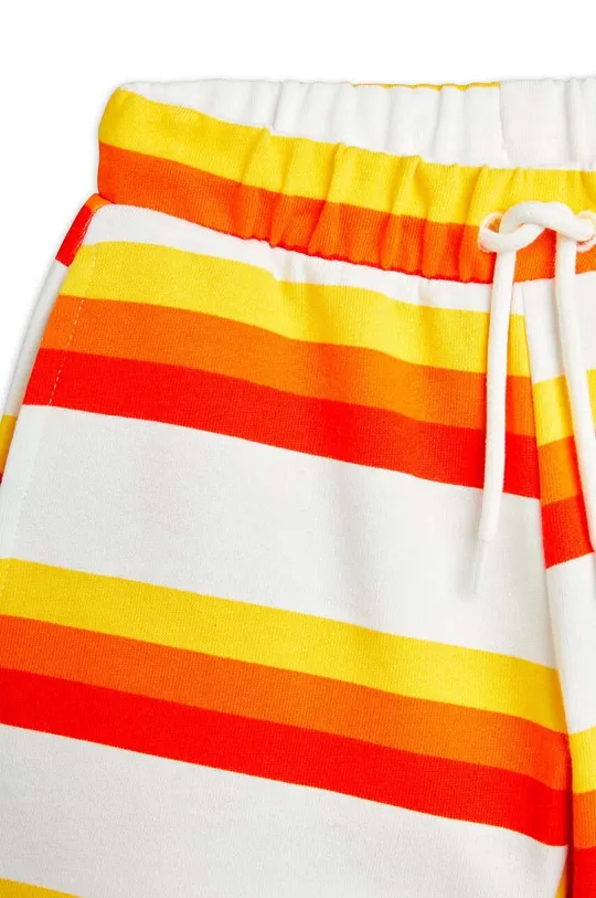 oranžová Detské bavlnené šortky Mini Rodini Stripe