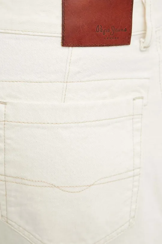 béžová Rifľové krátke nohavice Pepe Jeans RELAXED SHORT UTILITY COLOUR
