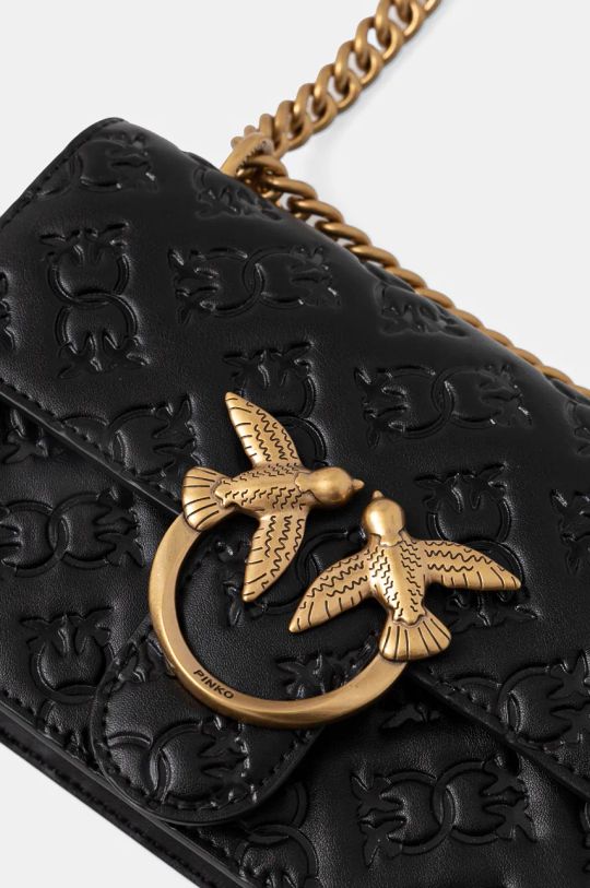 Pinko borsa a mano in pelle nero 100074.A1YB