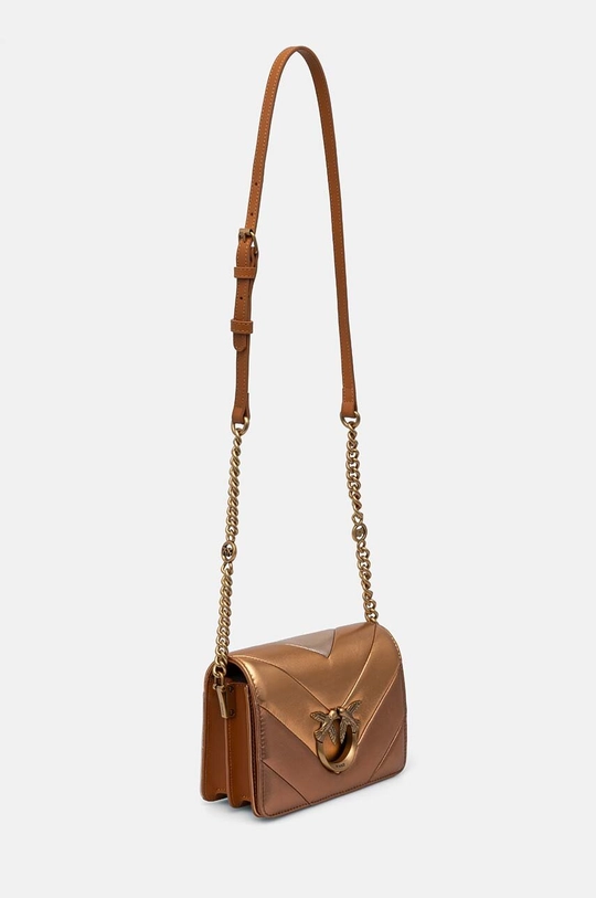 Pinko borsa a mano in pelle 100067.A1YA oro AW24