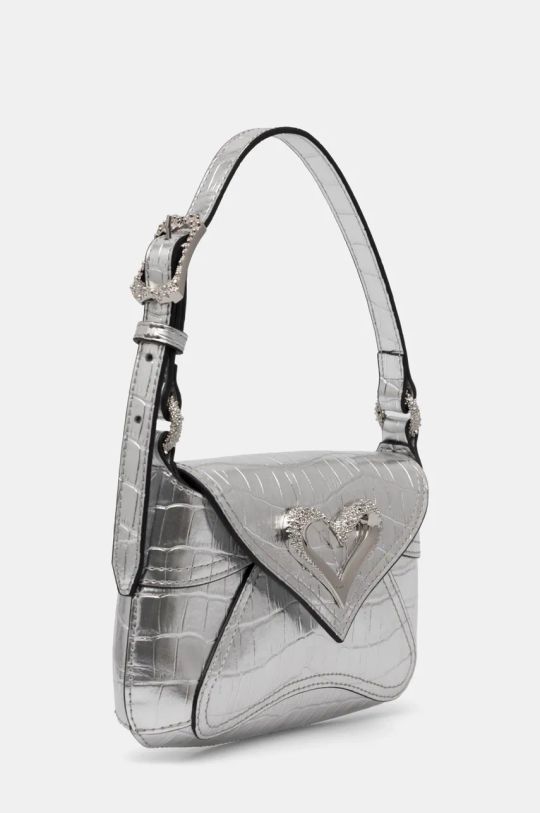 Pinko borsa a mano in pelle 103764.A1W5 argento AW24