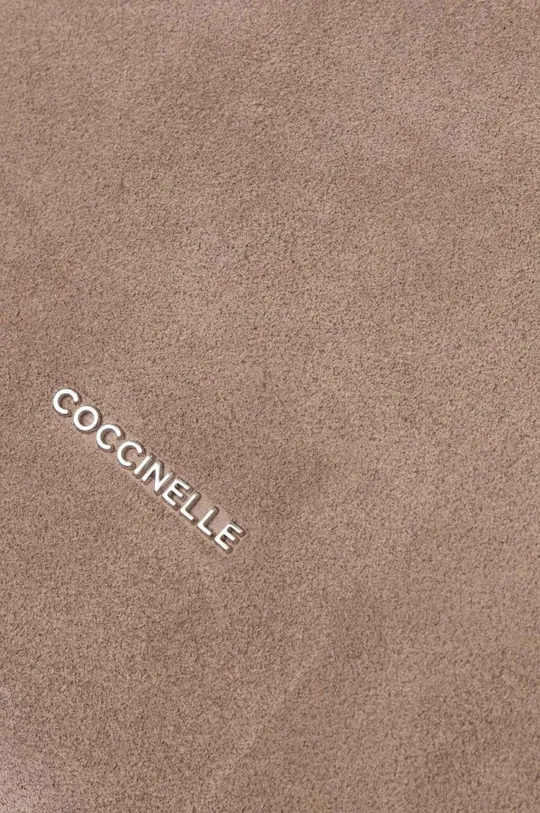 beżowy Coccinelle torebka skórzana COCCINELLEDORIAN SUEDE