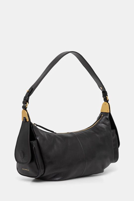 Coccinelle borsa a mano in pelle COCCINELLECAMPUS VINTAGE E1.RFG.13.01.01 nero AW24