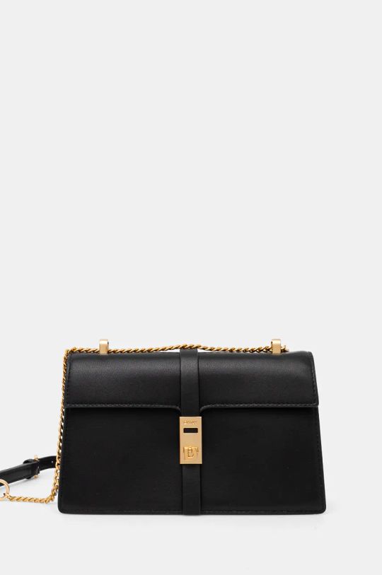 Dkny borsa a mano in pelle pelle fiore nero R433YG51