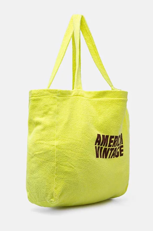 Бавовняна сумка American Vintage BOBY27AFH24 жовтий AW24
