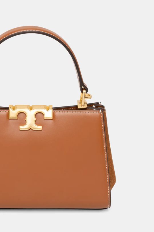 Doplnky Kožená kabelka Tory Burch Eleanor 154816.201 hnedá