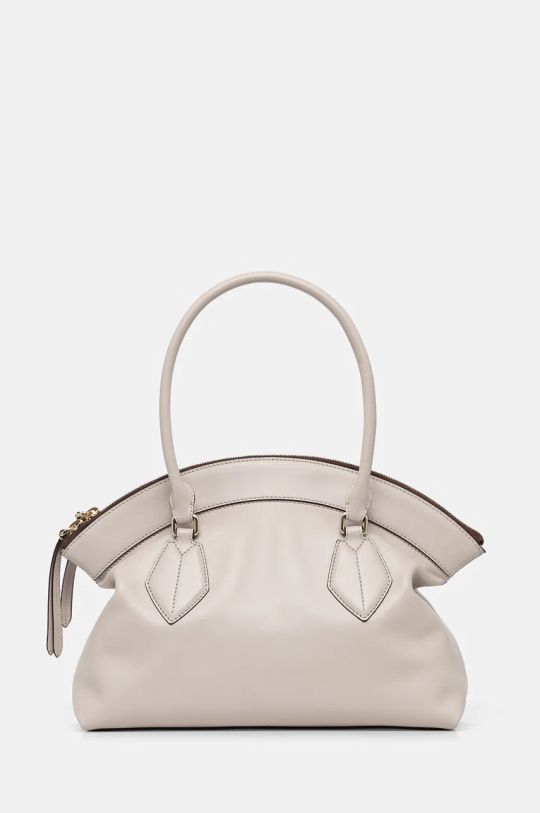 Kožená kabelka Furla přírodní kůže béžová WB01464.BX3346.VAN00