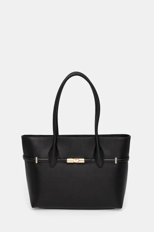 Furla borsa a mano in pelle pelle fiore nero WB01497.BX3104.O6000