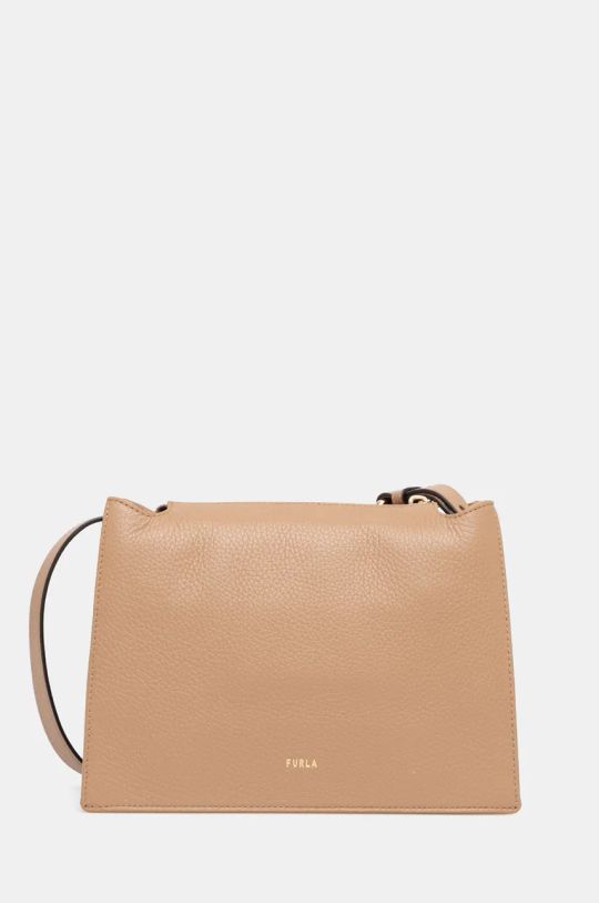 Furla borsa a mano in pelle pelle fiore beige WB01275.HSF000.YU500