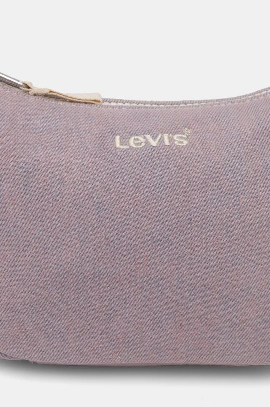 Βαμβακερή τσάντα Levi's μωβ D7770.0011