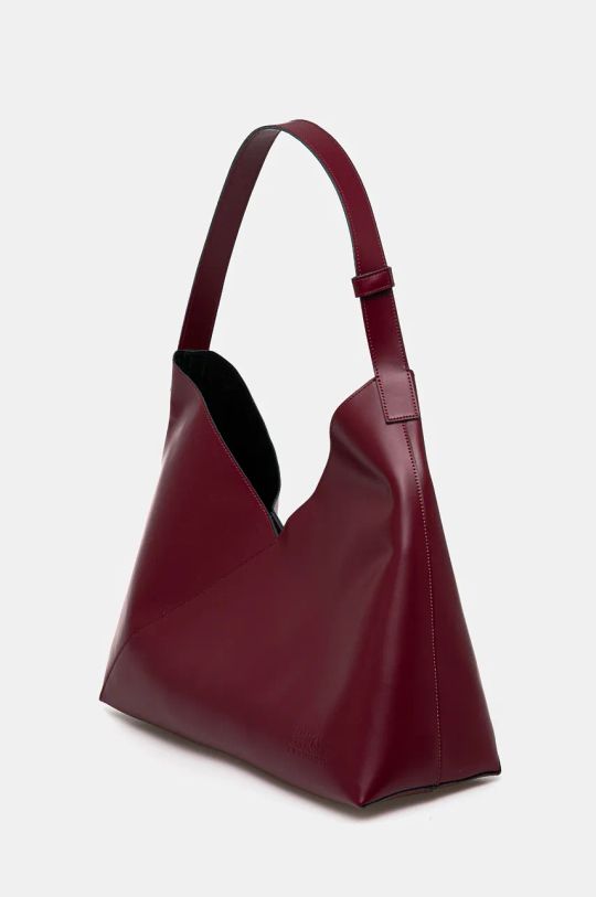 Usnjena torbica MM6 Maison Margiela SB6WC0016.P7183 bordo AW24