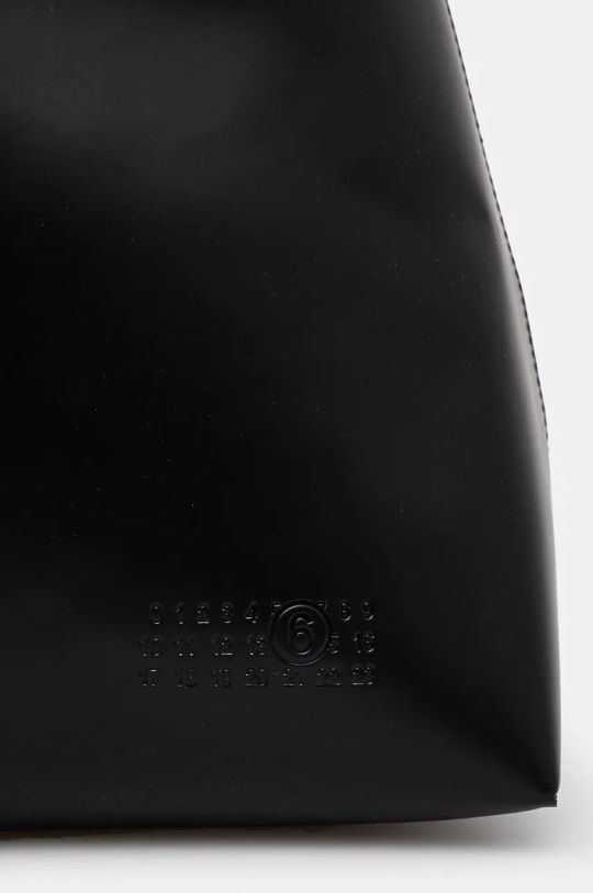 MM6 Maison Margiela borsa a mano in pelle nero SB6WC0016.P7183