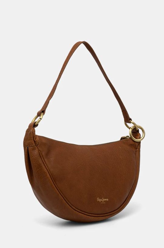 Pepe Jeans borsa a mano in pelle NADINE MAOS PL031579 marrone AW24