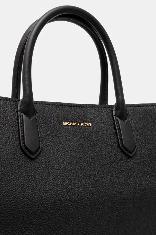 Kožená kabelka MICHAEL Michael Kors černá 30F4GETS2L