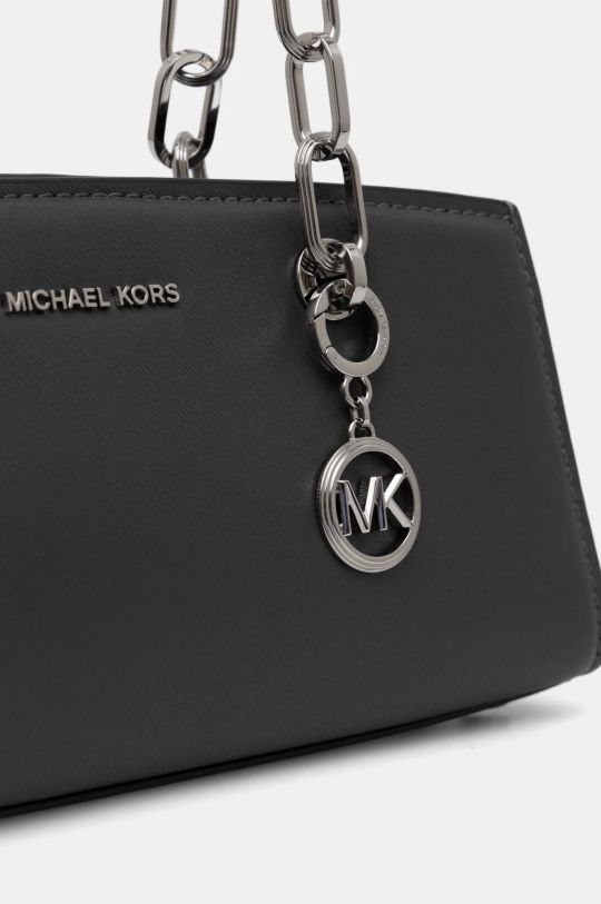 MICHAEL Michael Kors torebka skórzana szary 30F4SCYS1T